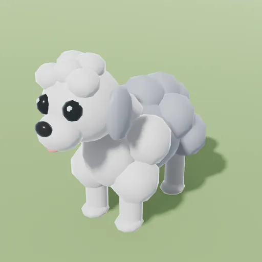 Sheepdog, an in-engine studio portrait