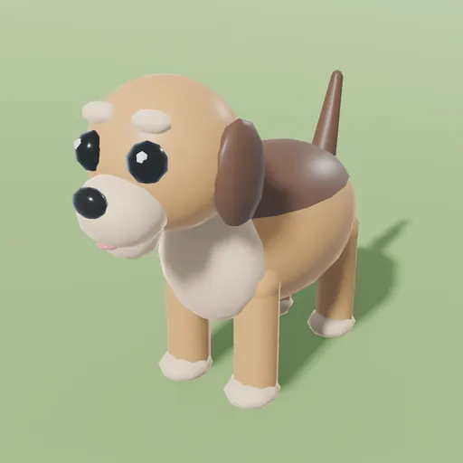 Terrier, an in-engine studio portrait